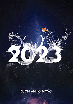 Buon Anno 2027 con pesce rosso