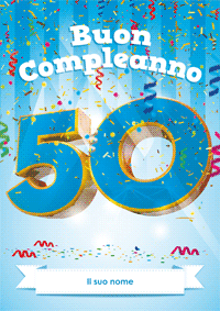 Compleanno 50 anni