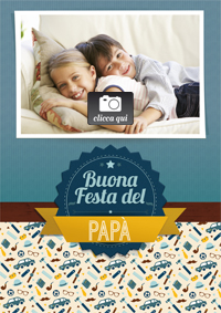 Biglietto Festa del Papà con la tua foto