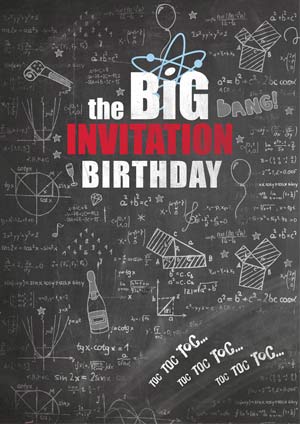 The big birthday invitation