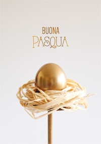 Nido con uovo d'oro