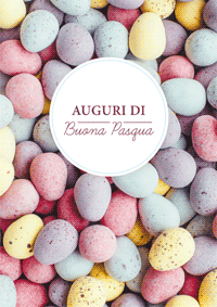 Buona Pasqua, uova colorate