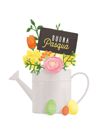 Buona Pasqua con annaffiatoio